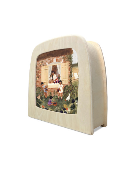 Bramen plukken plaat voor seizoenslamp Robin Pieterse