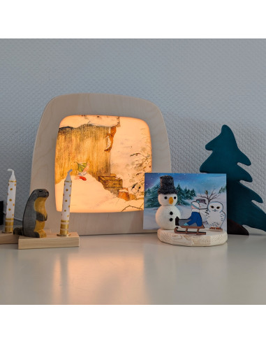 Sneeuw plaat voor seizoenslamp Daniela Drescher