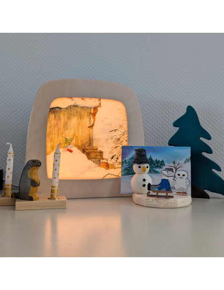 Sneeuw plaat voor seizoenslamp Daniela Drescher