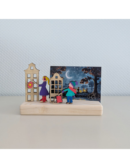 Grachtenpand groot steker