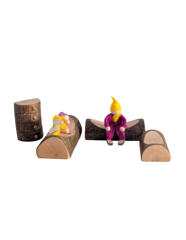 Boomstam slaapkamer set