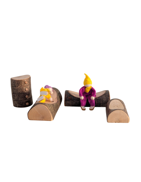 Boomstam slaapkamer set
