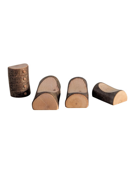 Boomstam slaapkamer set