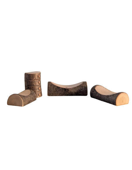Boomstam slaapkamer set