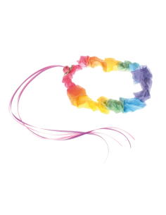 Sarah's Silks zeiden bloemenkrans regenboog