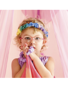 Sarah's Silks zeiden bloemenkrans regenboog 2