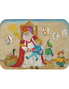 Ansichtkaart Sinterklaas is jarig Kirsten Beuker