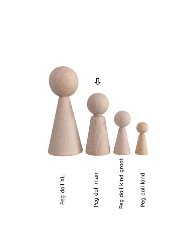 Peg doll man