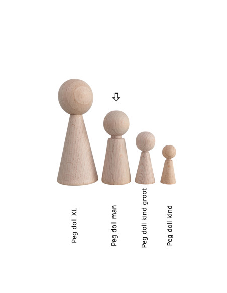 Peg doll man