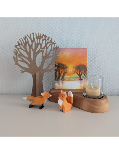 Kaarthouder organisch donker