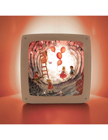 Koningsdag plaat voor seizoenslamp Bijdehansje