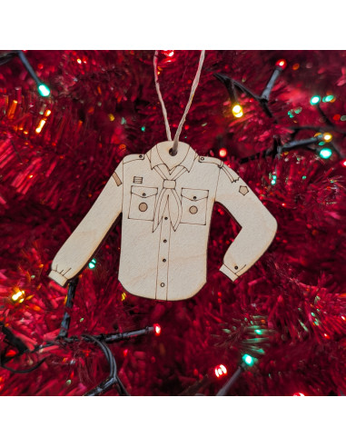 Scouting uniform hanger