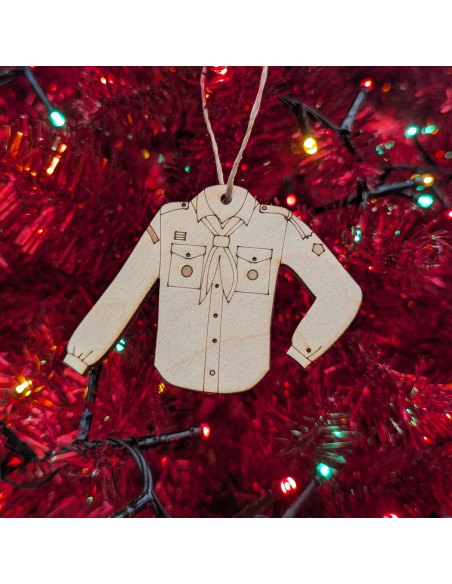 Scouting uniform hanger