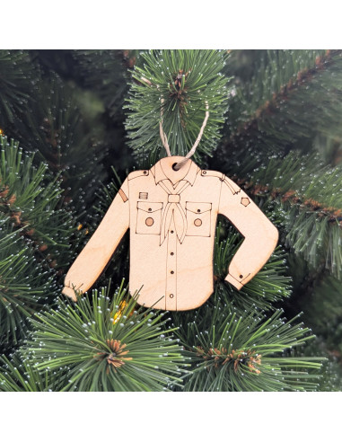 Scouting uniform hanger