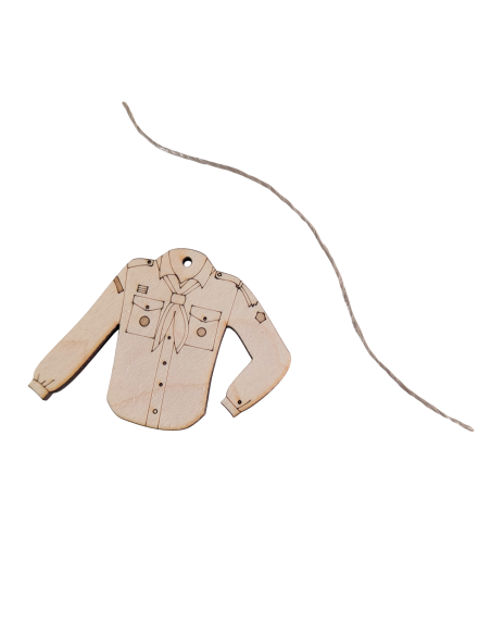 Scouting uniform hanger