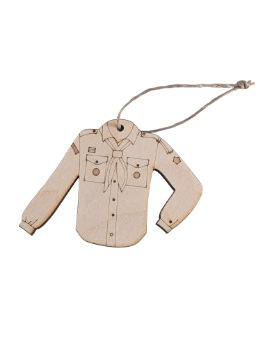 Scouting uniform hanger
