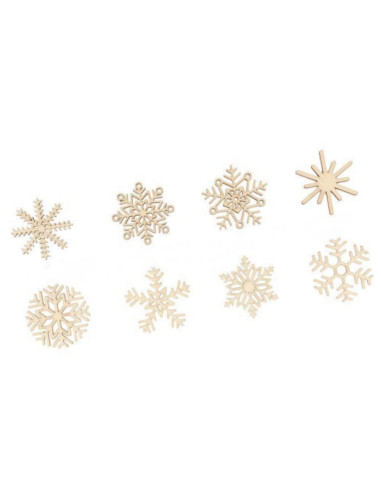 Mini figuurtjes sneeuwvlok