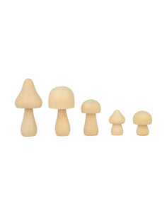 Knutsel paddestoelen set