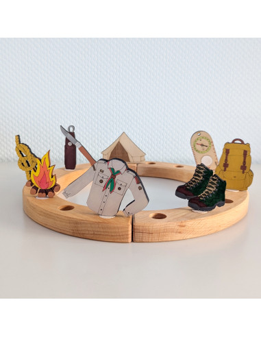 Scouting zakmes steker