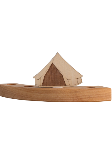 Scouting tent steker