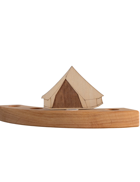 Scouting tent steker