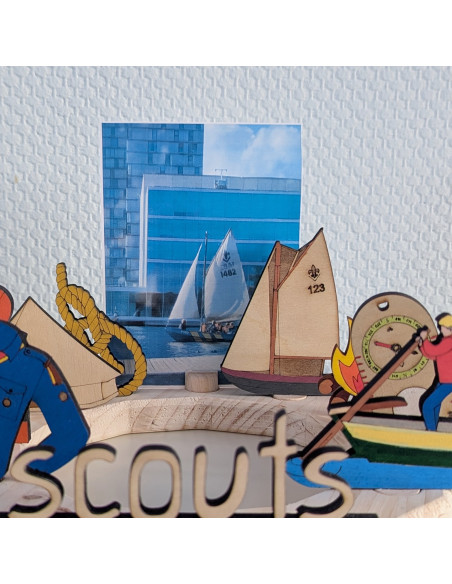 Scouting lelievlet steker