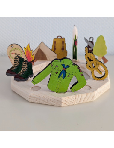 Scouting knoop steker