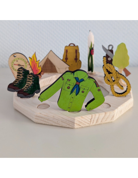 Scouting knoop steker