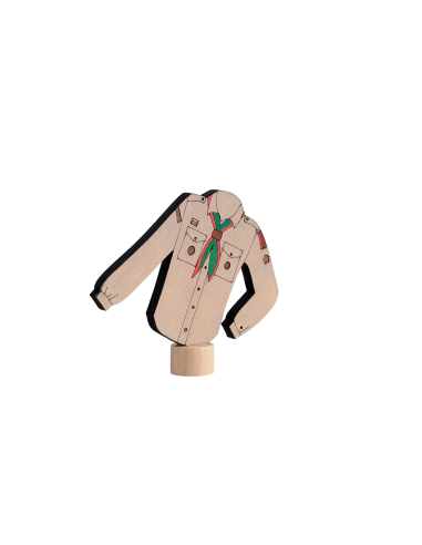 Scouting blouse beige steker