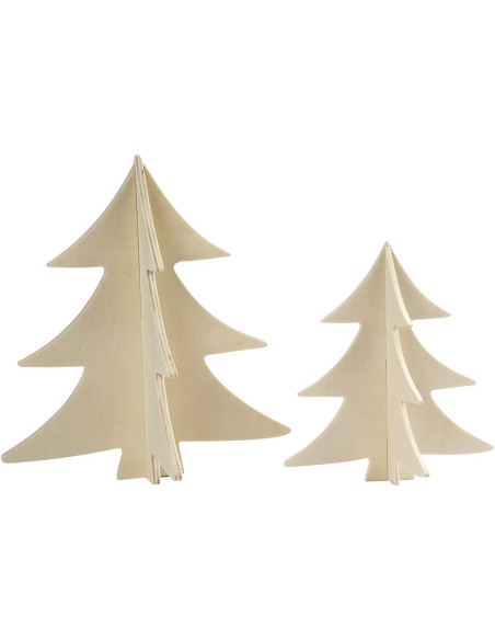 Knutsel kerstbomen set
