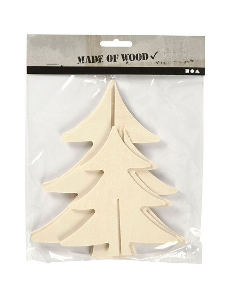 Knutsel kerstbomen set