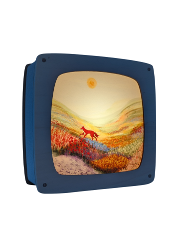 Vos in weide plaat voor seizoenslamp Hannah...