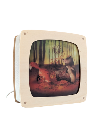 Herfstbos plaat voor seizoenslamp Lotte Drouen