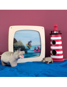 Zomer plaat seizoenslamp Margriet van der Berg 2