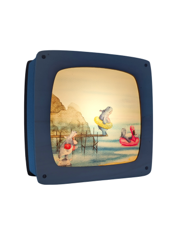 Zomer plaat seizoenslamp Margriet van der Berg