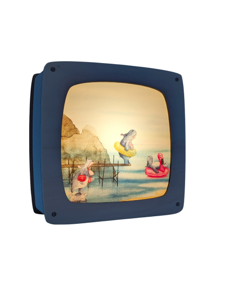 Zomer plaat seizoenslamp Margriet van der Berg