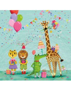 Ansichtkaart verjaardag Mila Marquis