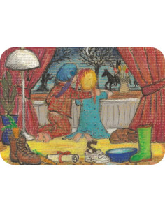 Ansichtkaart vol verwachting Kirsten Beuker