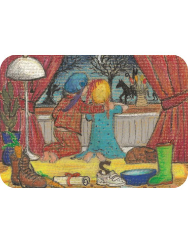 Ansichtkaart vol verwachting Kirsten Beuker