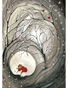 Ansichtkaart ijsbeer Bijdehansje