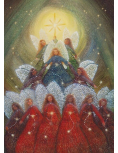 Ansichtkaart twinkel ster Bijdehansje