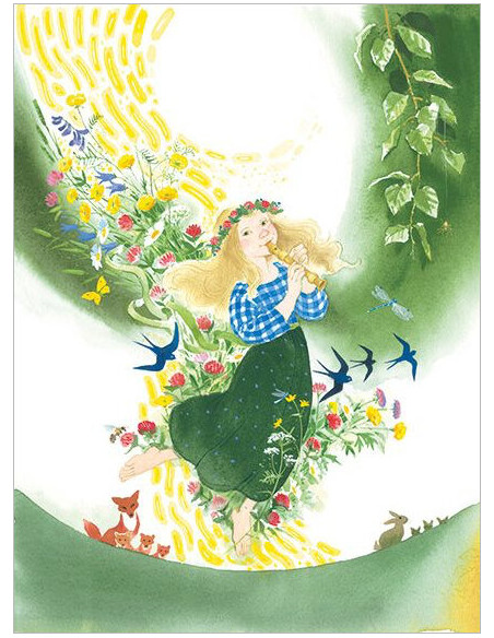 Ansichtkaart fluiten Tord Nygren