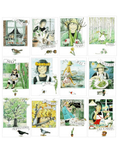 Maand ansichtkaarten Lena Anderson 2