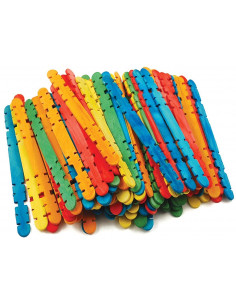 IJsstokjes voor bouwen gekleurd