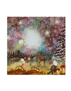 Magisch seizoen plaat voor seizoenslamp Bijdehansje