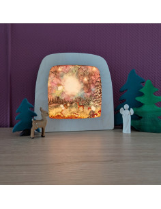 Magisch seizoen plaat voor seizoenslamp Bijdehansje 2