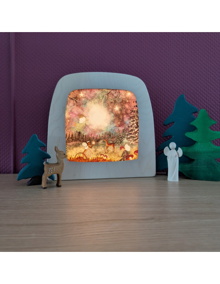 Magisch seizoen plaat voor seizoenslamp Bijdehansje