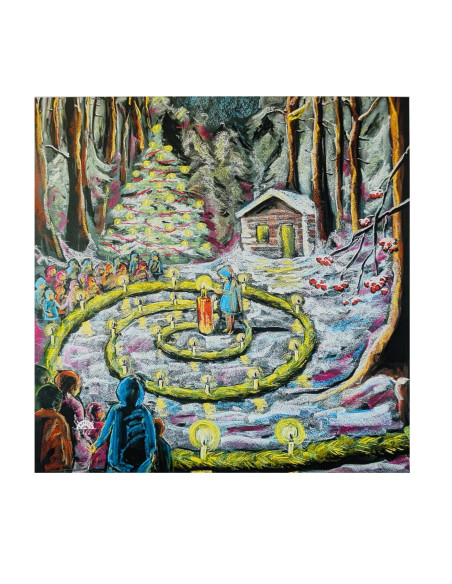 Advent plaat voor seizoenslamp Kapitein Kalk