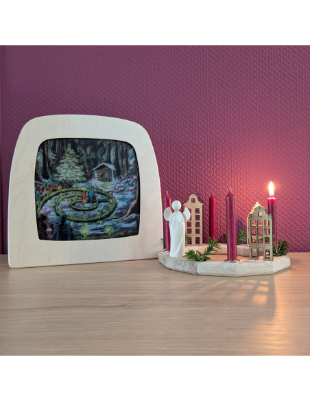 Advent plaat voor seizoenslamp Kapitein Kalk