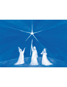 Ansichtkaart drie koningen Heike Stinner